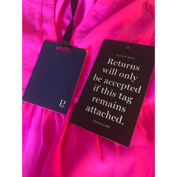 TUCKERNUCK Pomander Place Electric Pink Crepe Kenzo Dress NWT Size XS - Picture 12 of 12